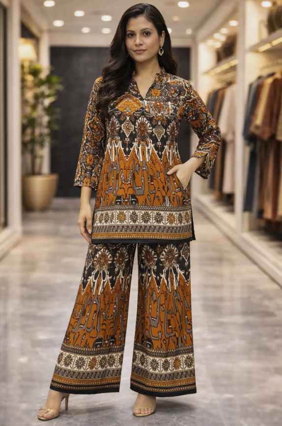 Top Palazzos Co-ords Set